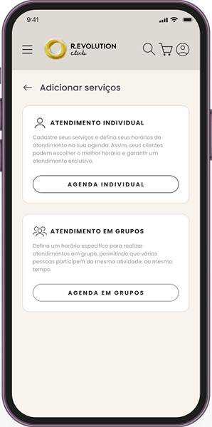 Adicione seus serviços
